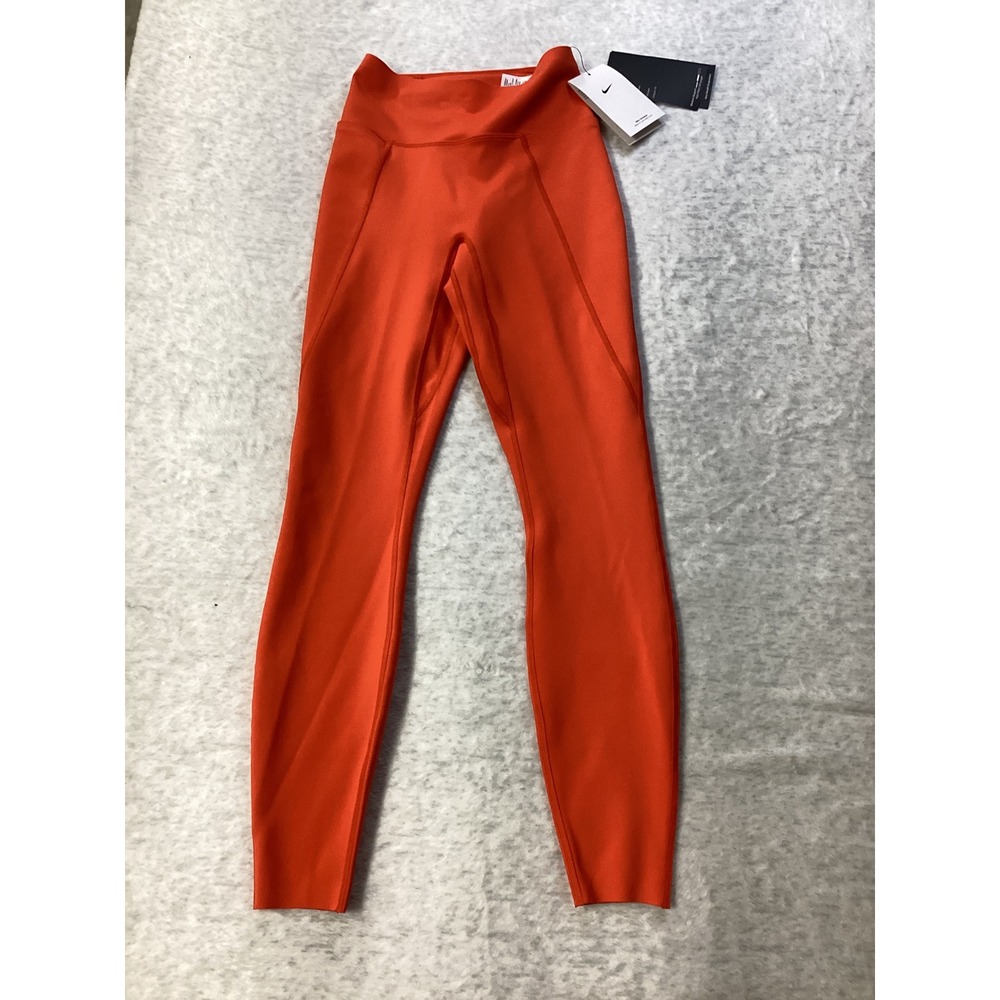 Nike Universa Dri-FIT Womens High Rise 7/8 Leggings Orange HQ6813-633 XXS NEW